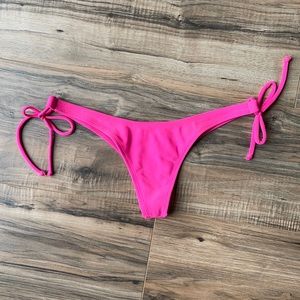 Pakaloha Hot Pink Thong / Brazilian Bikini, size S